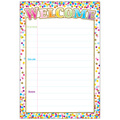 Ashley Productions Smart Poly Chart Confetti Welcome, 13in x 19in 91082